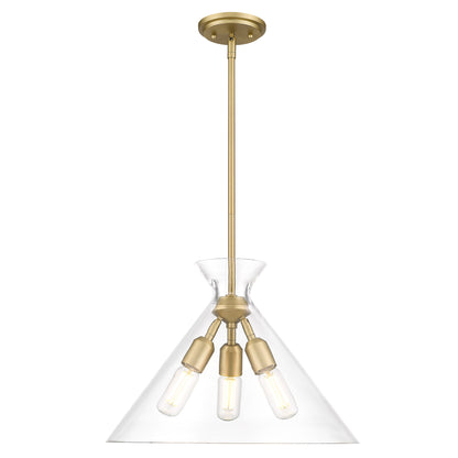 Malta 3 Light Pendant -  - Golden Lighting