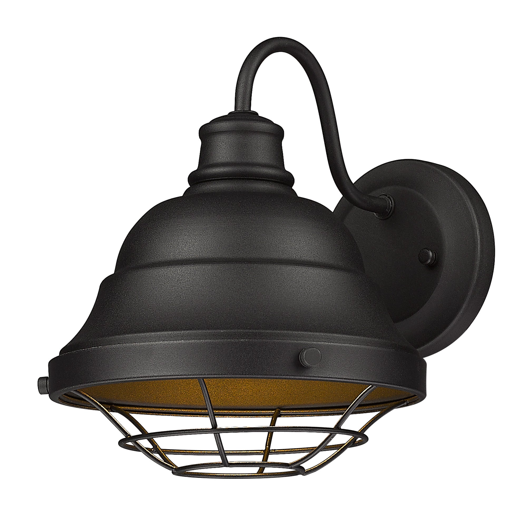 Bartlett Wall Sconce - Outdoor - Natural Black - Golden Lighting