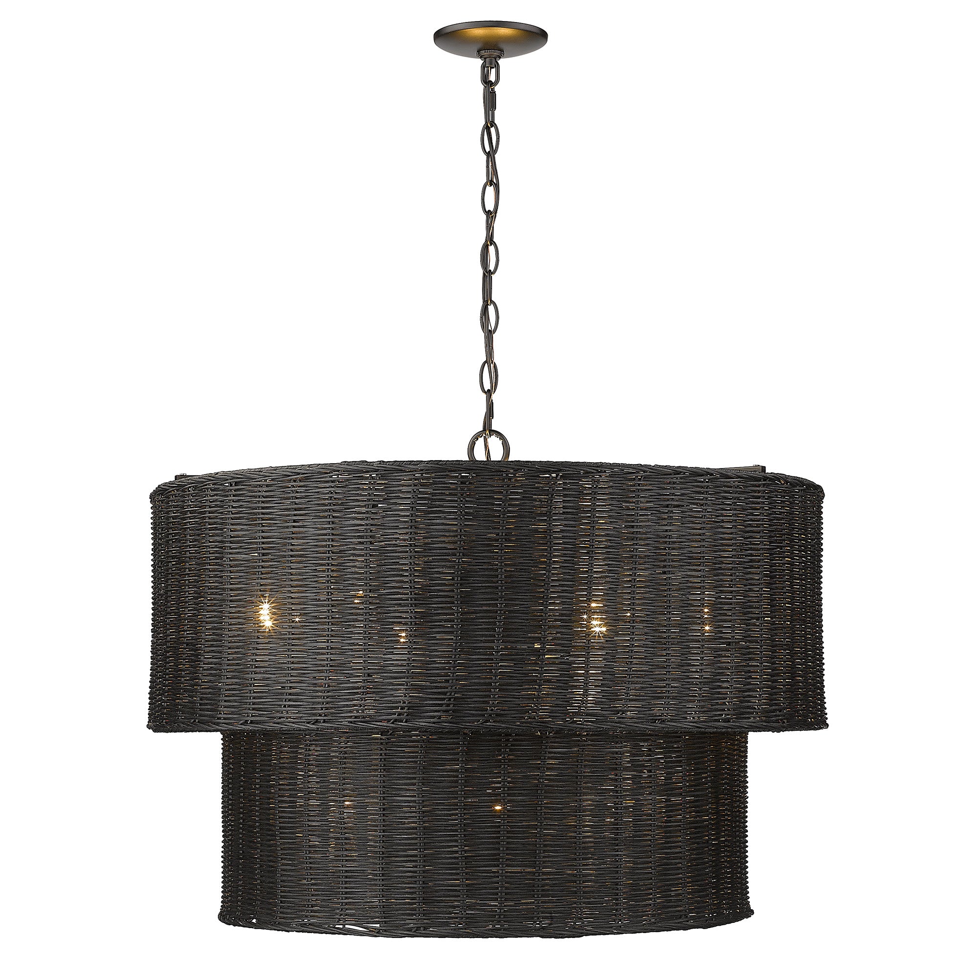 Erma 9 Light Chandelier -  - Golden Lighting