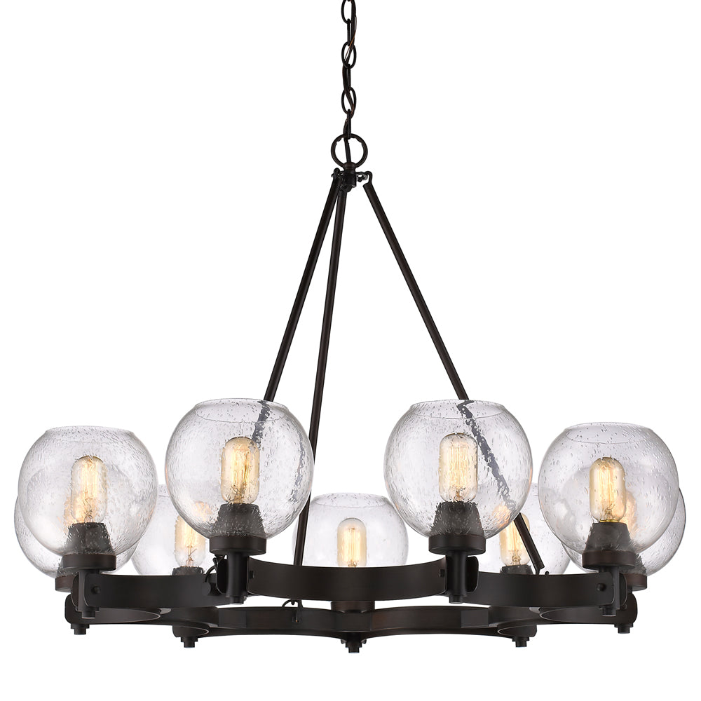 Galveston 9 Light Chandelier -  - Golden Lighting