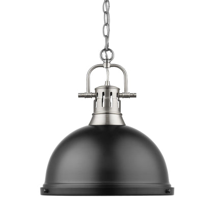 Duncan 1 Light Pendant with Chain -  - Golden Lighting