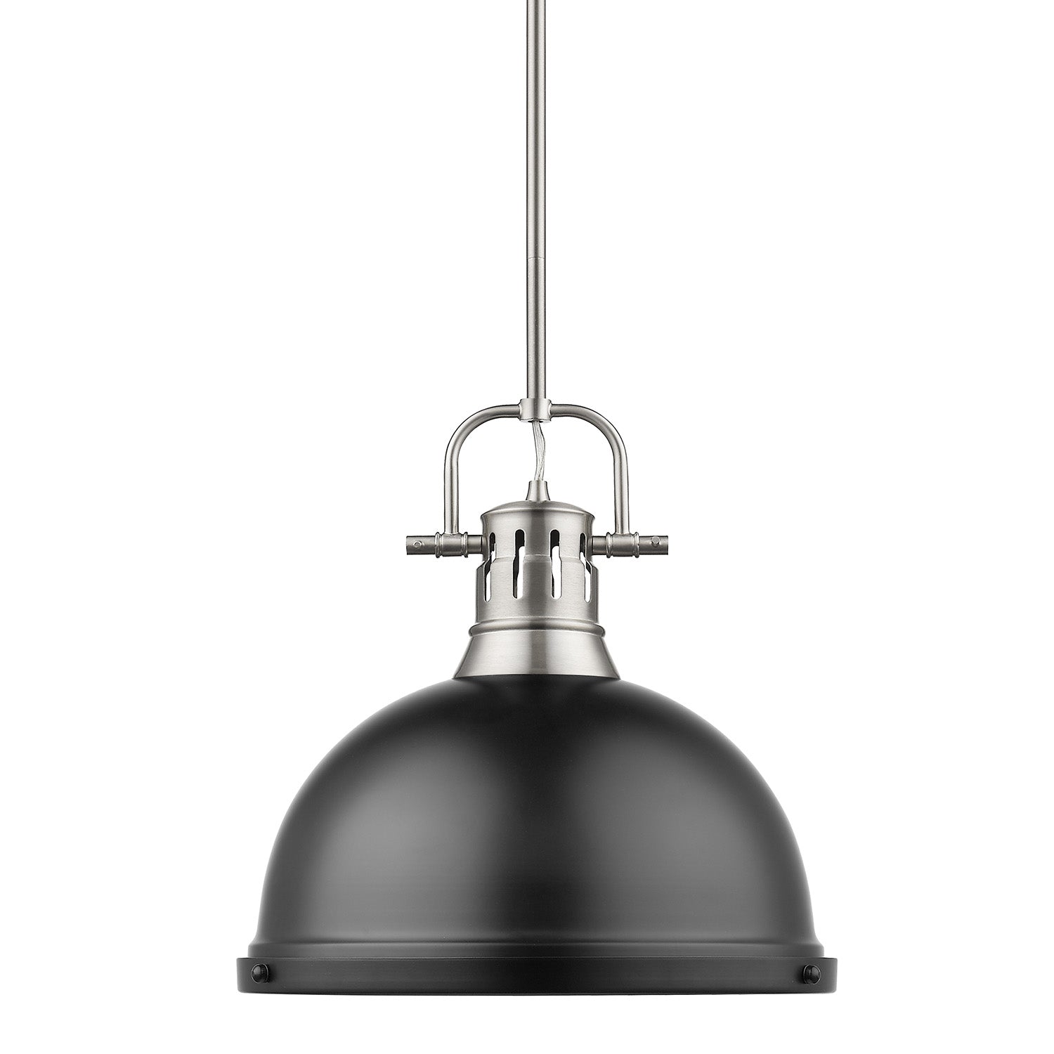 Duncan 1 Light Pendant with Rod -  - Golden Lighting