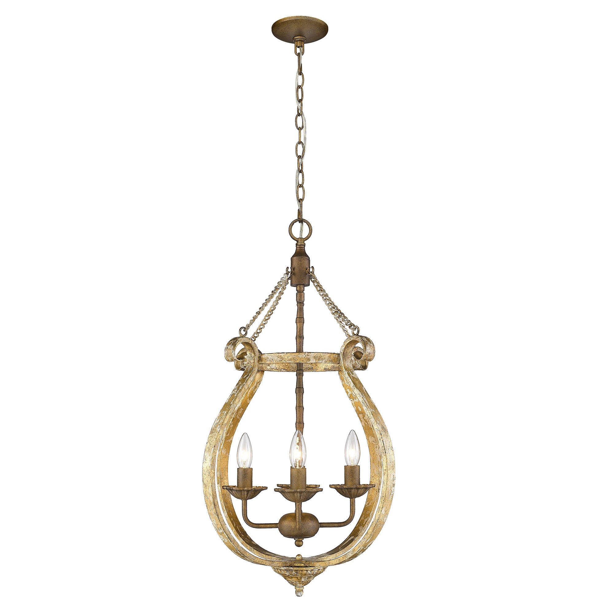 Delphine 4 Light Pendant -  - Golden Lighting