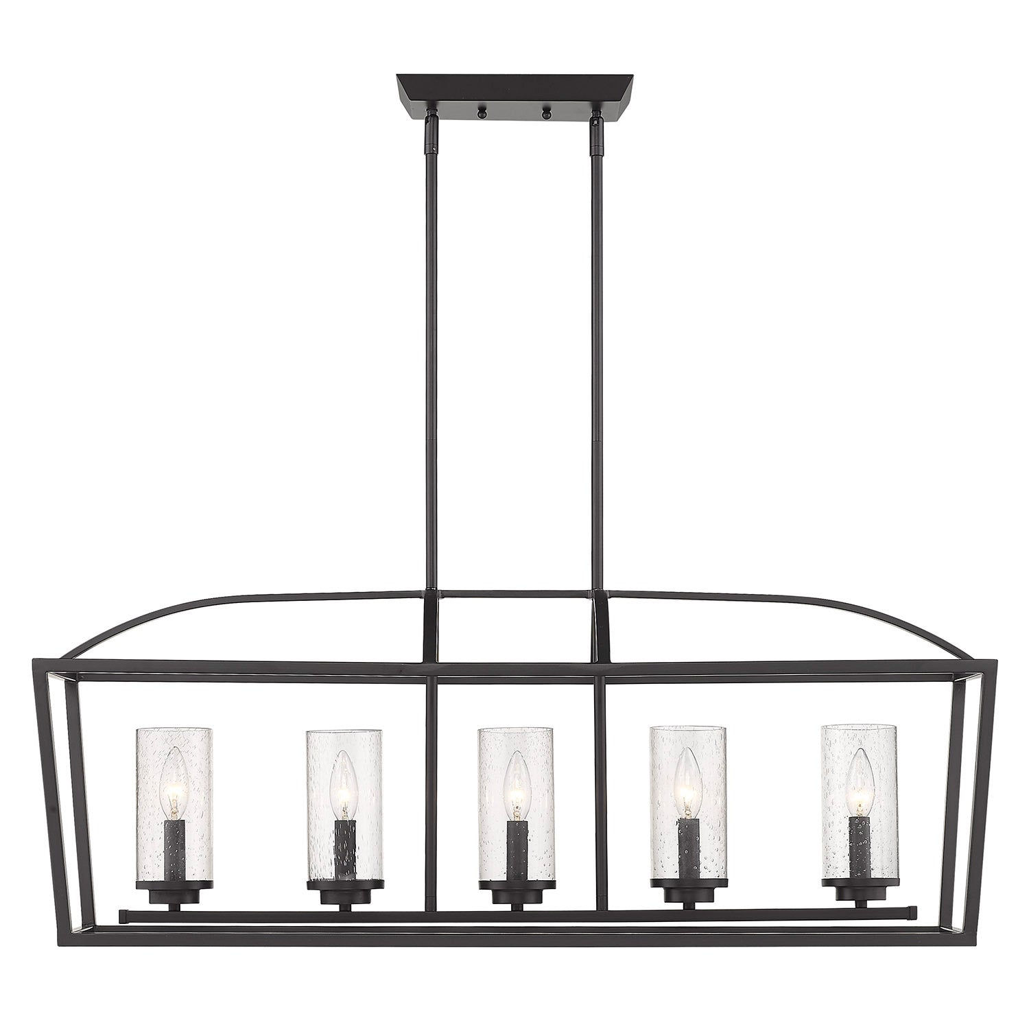 Mercer 5 Light Linear Pendant -  - Golden Lighting