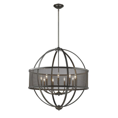 Colson 9 Light Chandelier -  - Golden Lighting