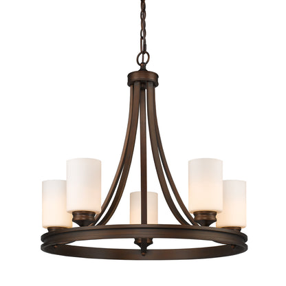 Hidalgo 5 Light Chandelier -  - Golden Lighting