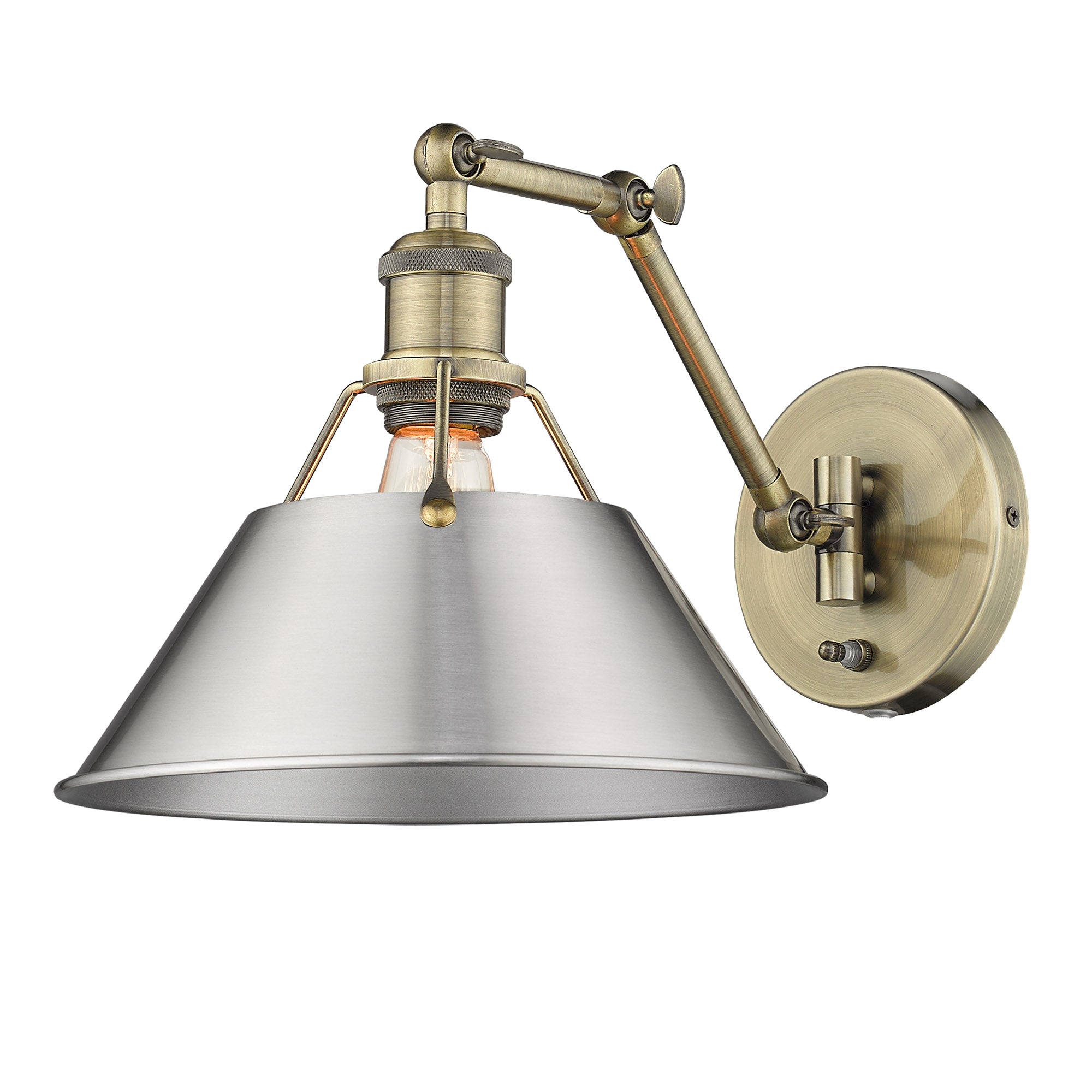 Orwell 1 Light Articulating Wall Sconce -  - Golden Lighting