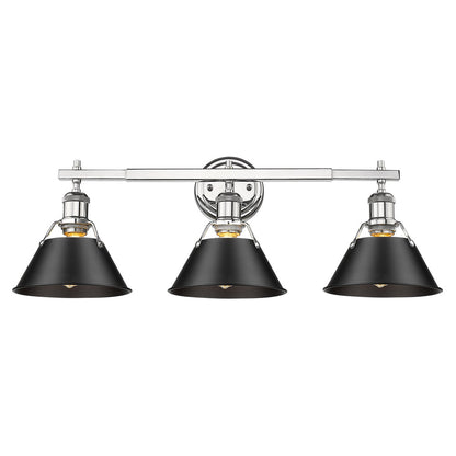 Orwell 3 Light Bath Vanity -  - Golden Lighting