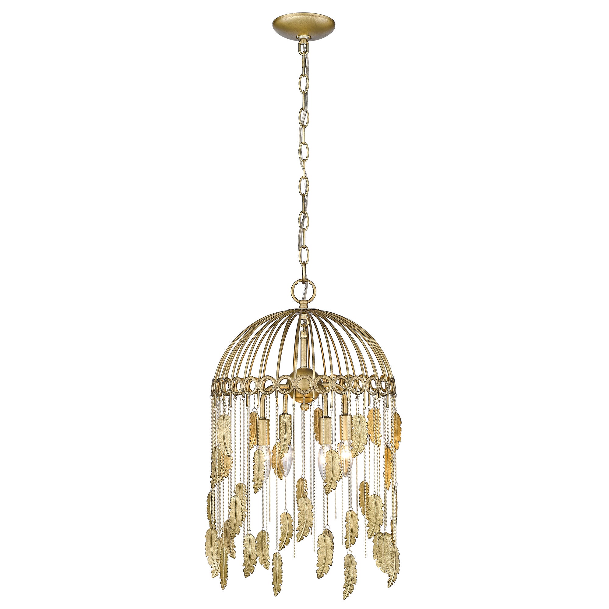 Aleta 4 Light Pendant -  - Golden Lighting