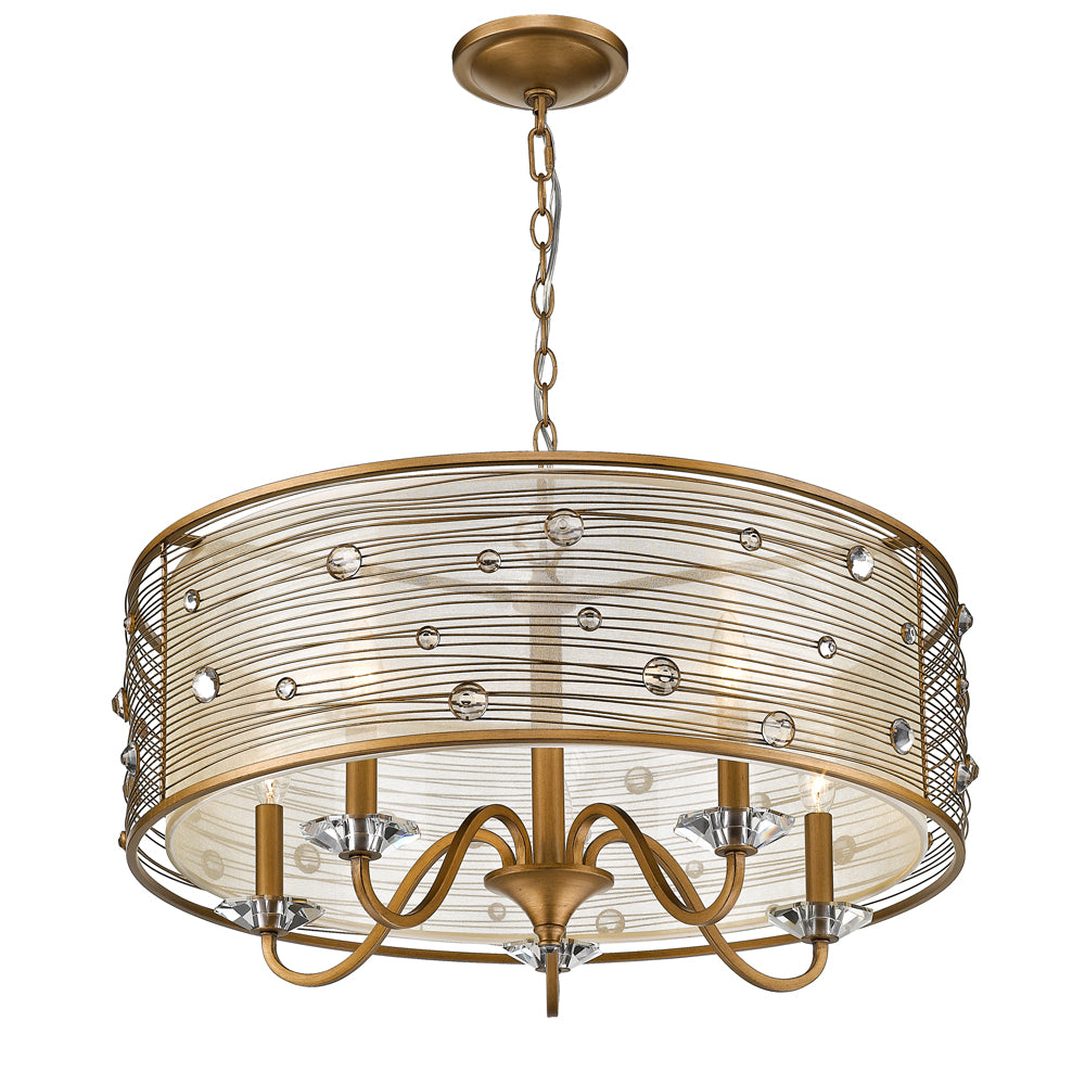 Joia 5 Light Chandelier -  - Golden Lighting