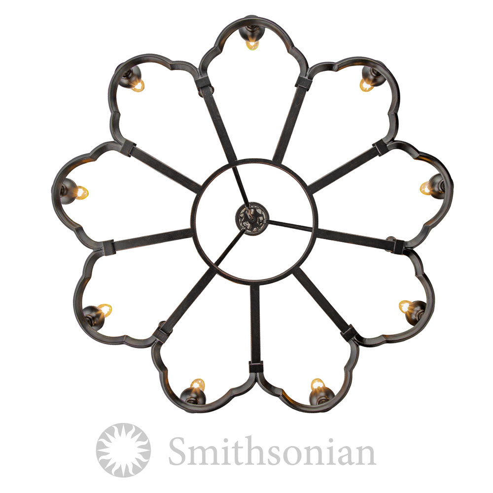 Saxon 9 Light Chandelier -  - Golden Lighting