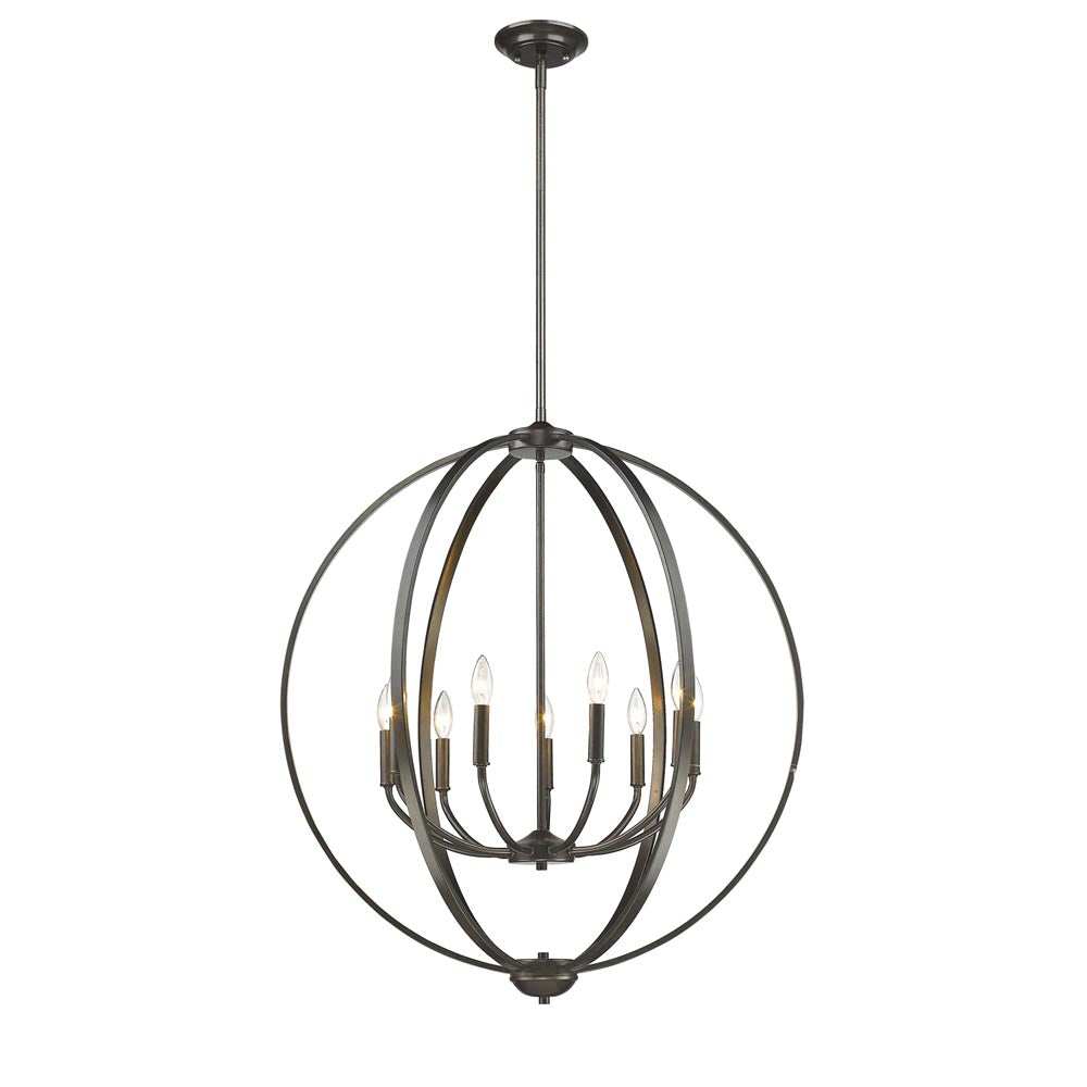 Colson 9 Light Chandelier -  - Golden Lighting