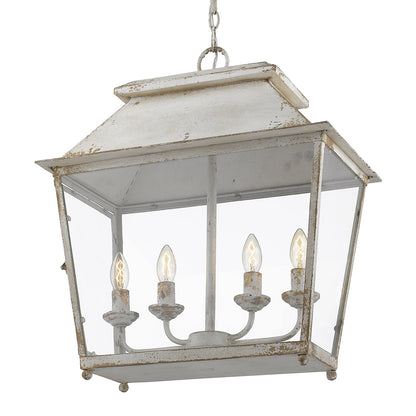 Abingdon 4 Light Pendant Lantern -  - Golden Lighting