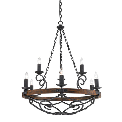 Madera 2 Tier - 9 Light Chandelier -  - Golden Lighting