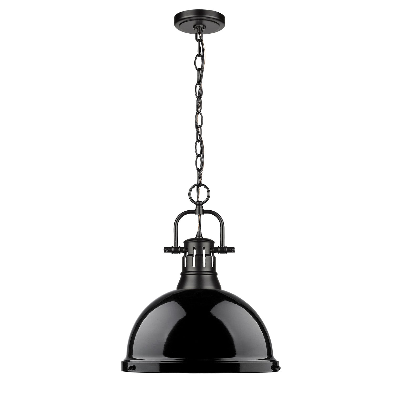 Duncan 1 Light Pendant with Chain -  - Golden Lighting