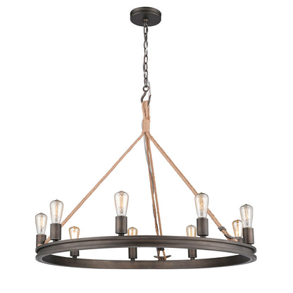 Chatham 9 Light Chandelier -  - Golden Lighting