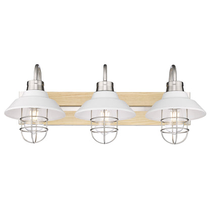 Fraser 3 Light Bath Vanity -  - Golden Lighting