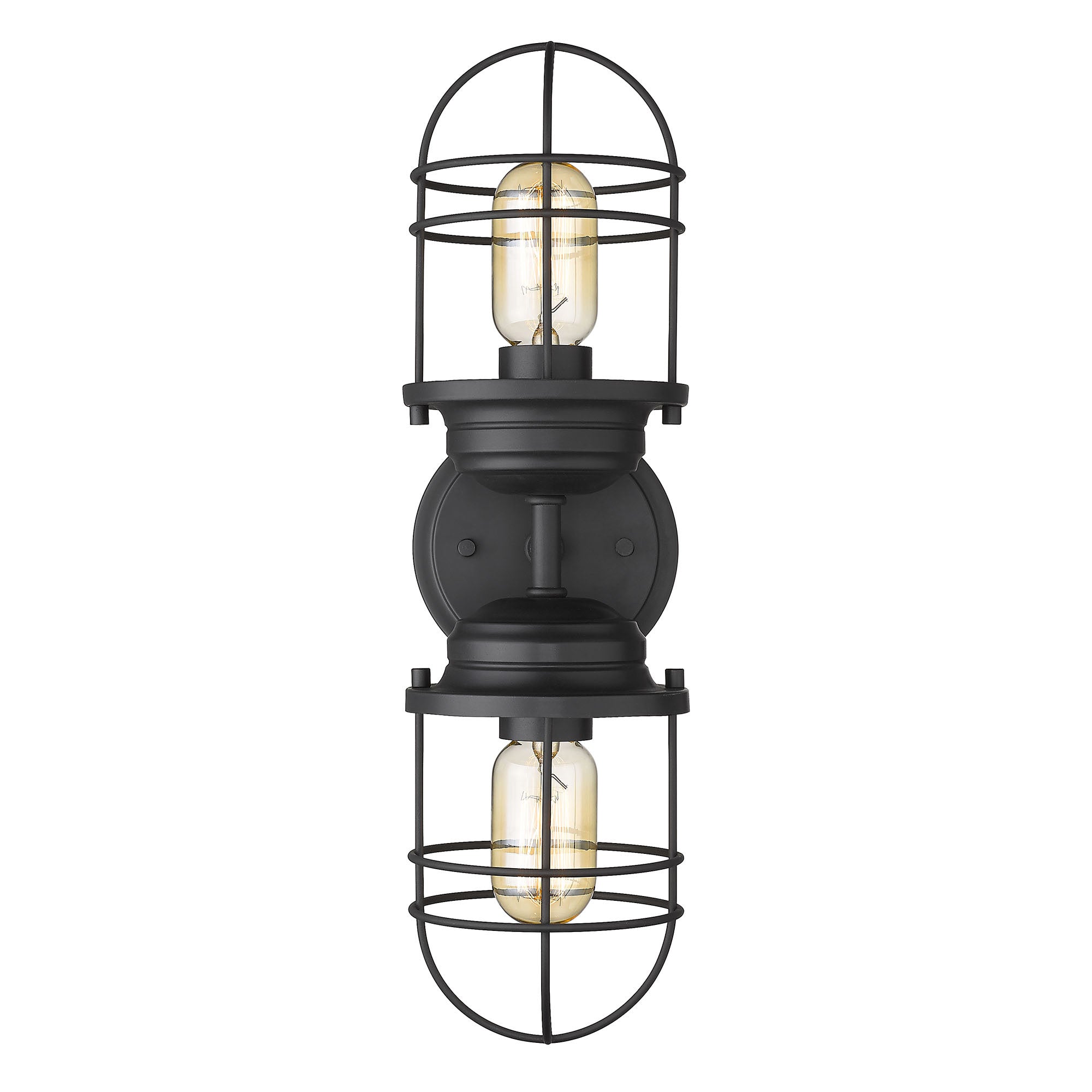 Seaport 2 Light Wall Sconce -  - Golden Lighting