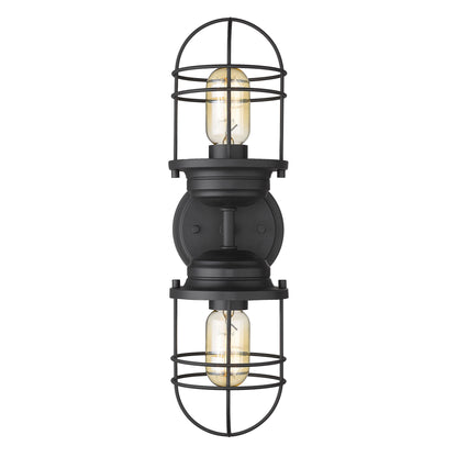 Seaport 2 Light Wall Sconce -  - Golden Lighting