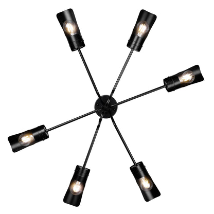 Newton 6 Light Semi-Flush -  - Golden Lighting