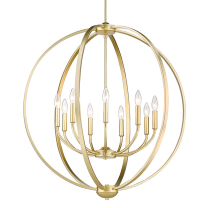 Colson 9 Light Chandelier -  - Golden Lighting