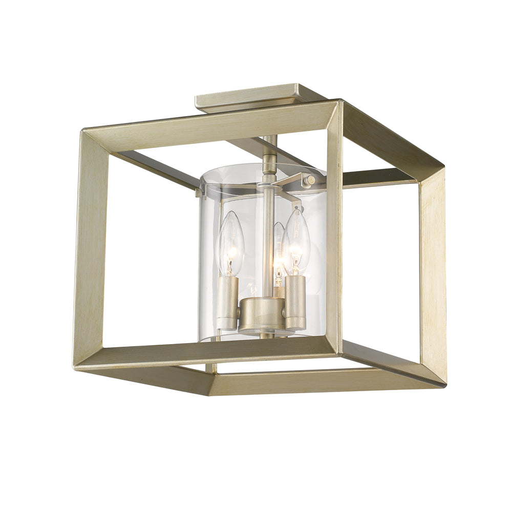 Smyth 12" Semi-Flush (Low Profile) -  - Golden Lighting