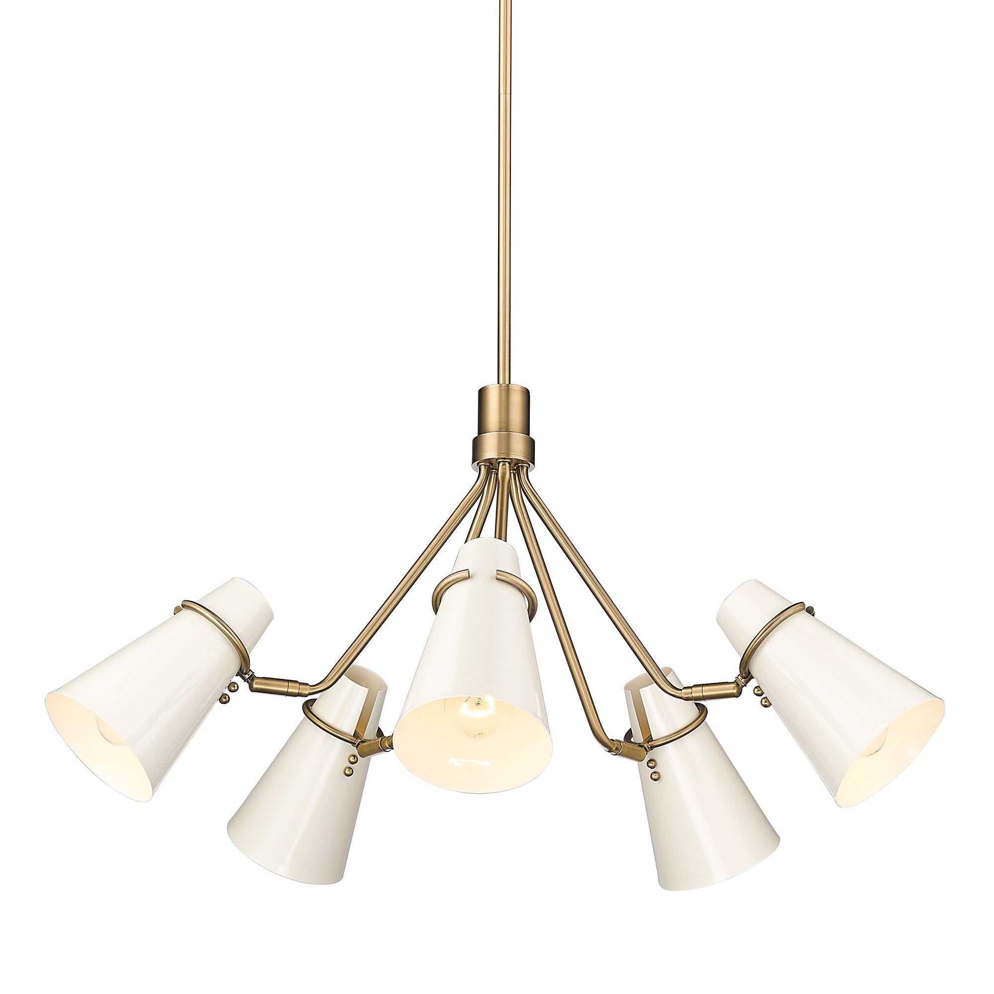 Reeva 5 Light Chandelier -  - Golden Lighting