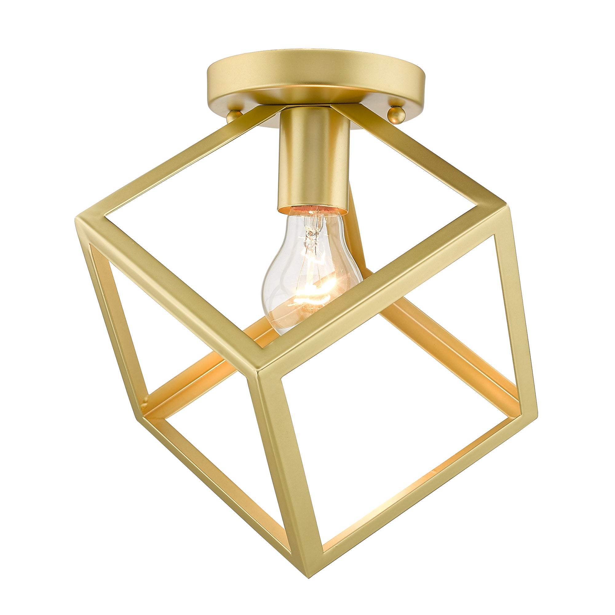 Cassio Flush Mount - Olympic Gold - Golden Lighting