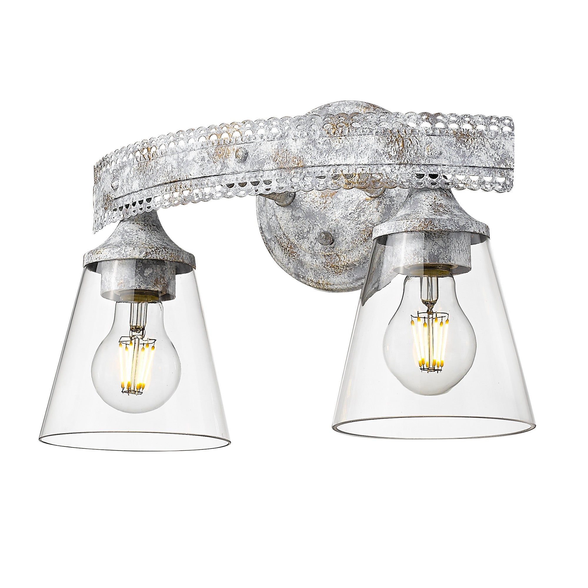 Ferris 2 Light Bath Vanity - Closeout -  - Golden Lighting