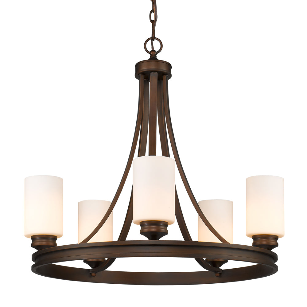 Hidalgo 5 Light Chandelier -  - Golden Lighting