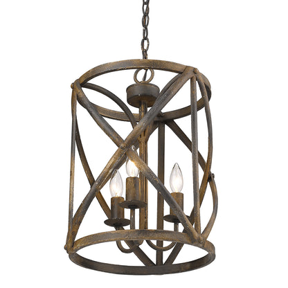 Alcott 3 Light Pendant -  - Golden Lighting