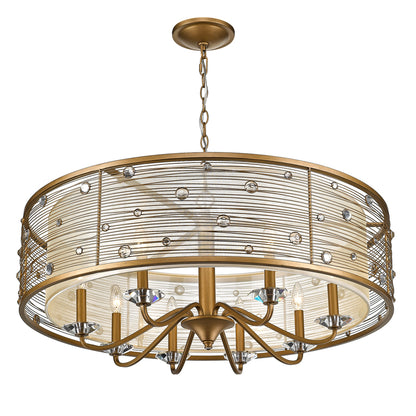 Joia 8 Light Chandelier -  - Golden Lighting