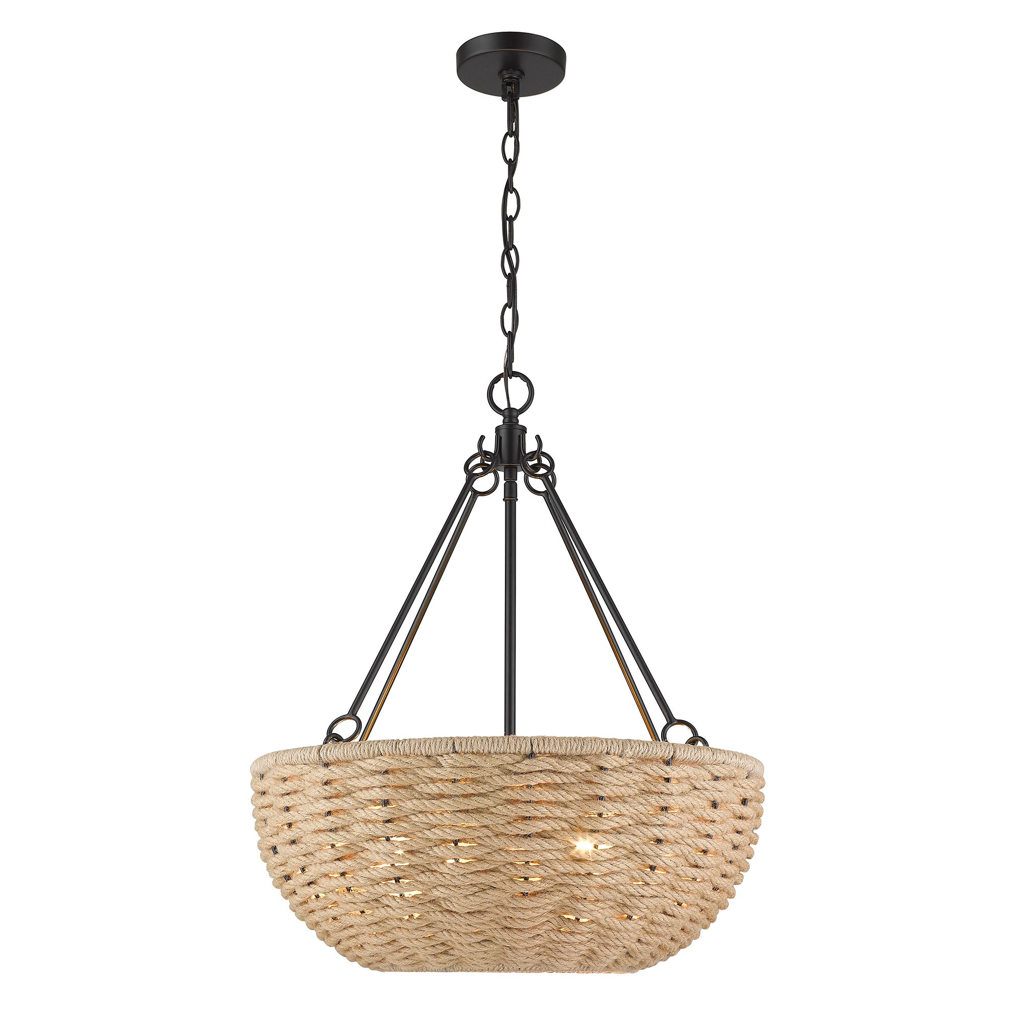 Hathaway 4 Light Pendant -  - Golden Lighting