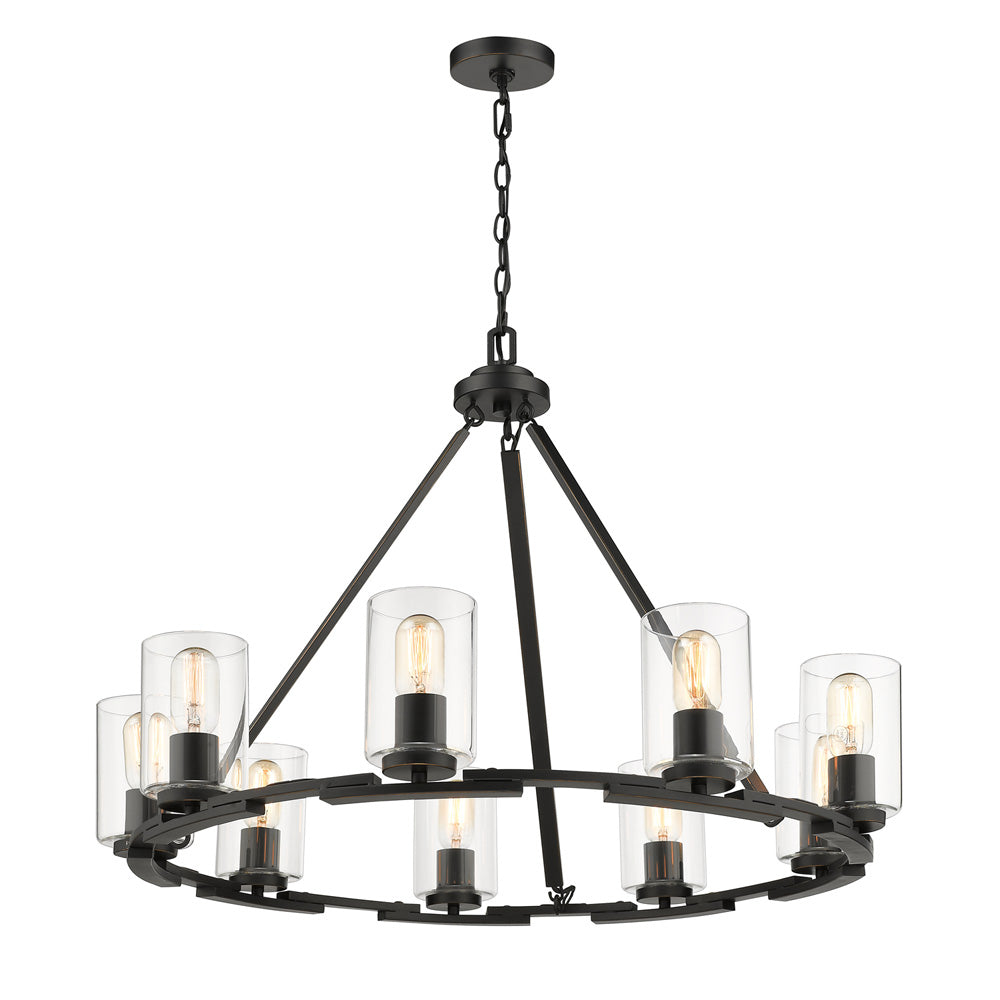 Monroe 9 Light Chandelier -  - Golden Lighting