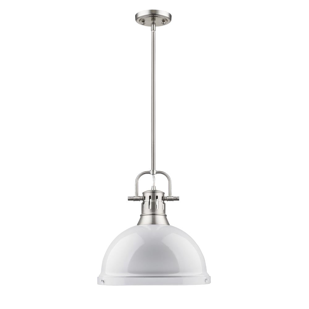 Duncan 1 Light Pendant with Rod -  - Golden Lighting