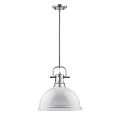 Duncan 1 Light Pendant with Rod -  - Golden Lighting