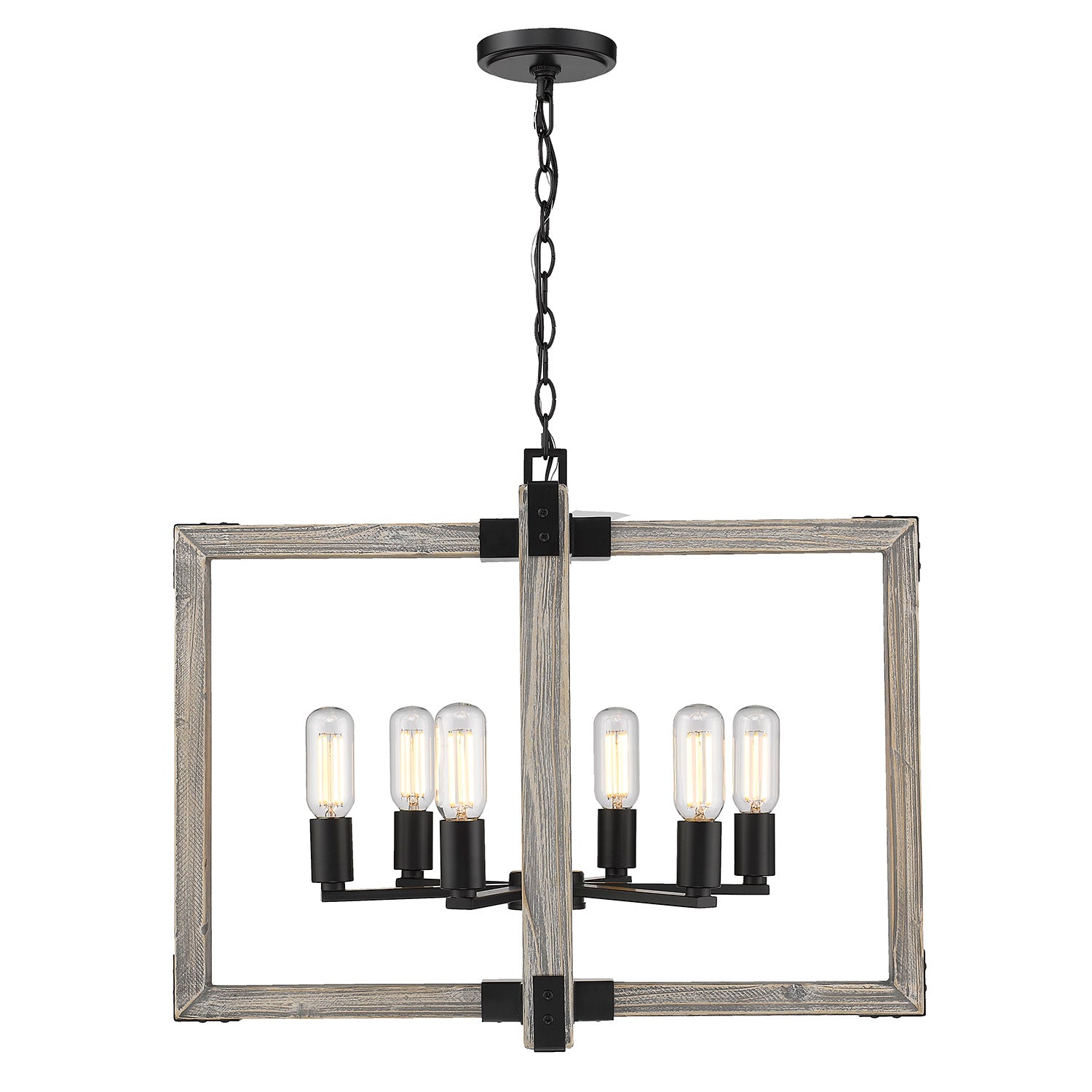 Lowell 6 Light Chandelier -  - Golden Lighting