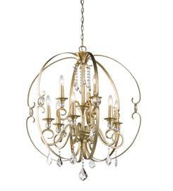 Ella 2 Tier - 9 Light Chandelier -  - Golden Lighting