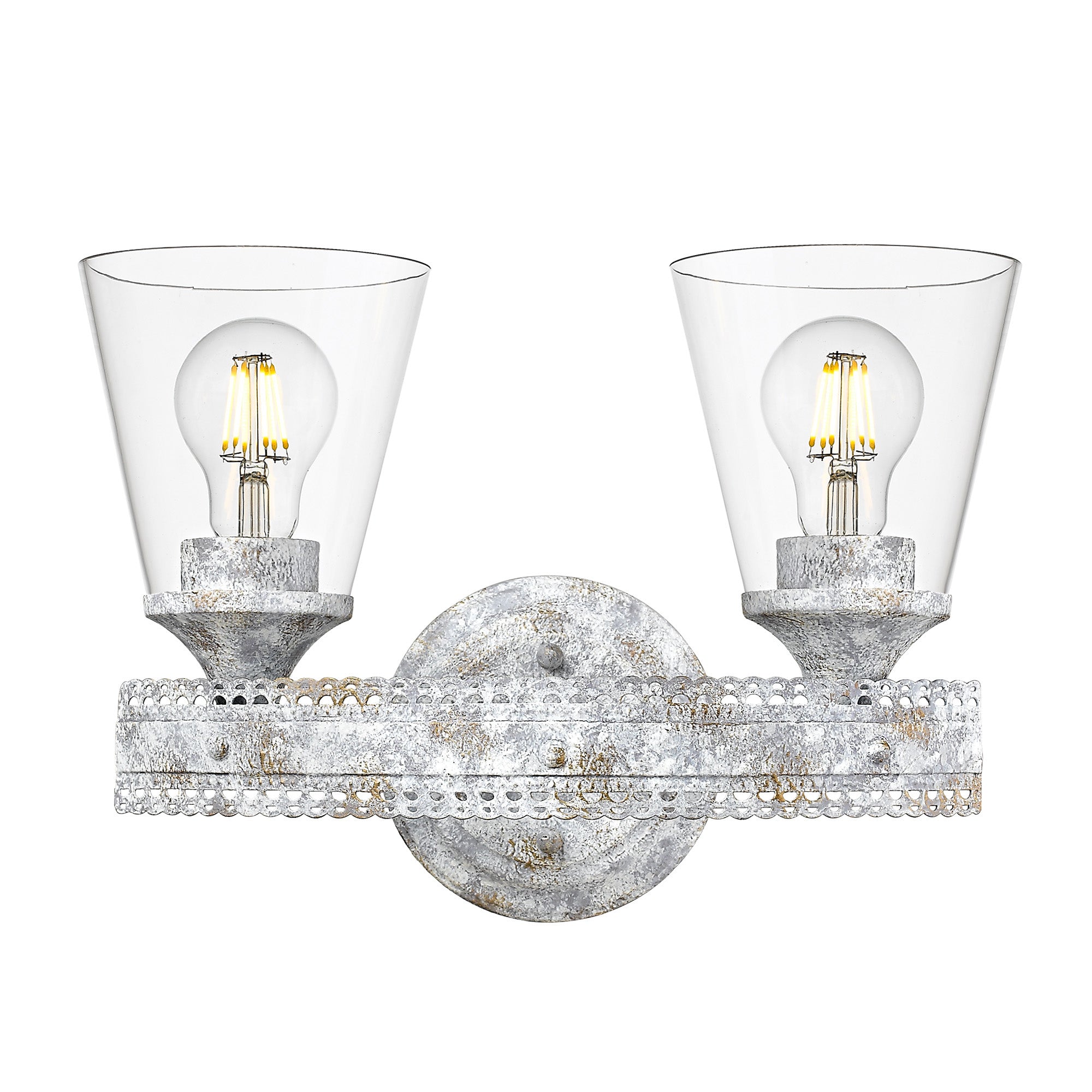 Ferris 2 Light Bath Vanity - Closeout -  - Golden Lighting