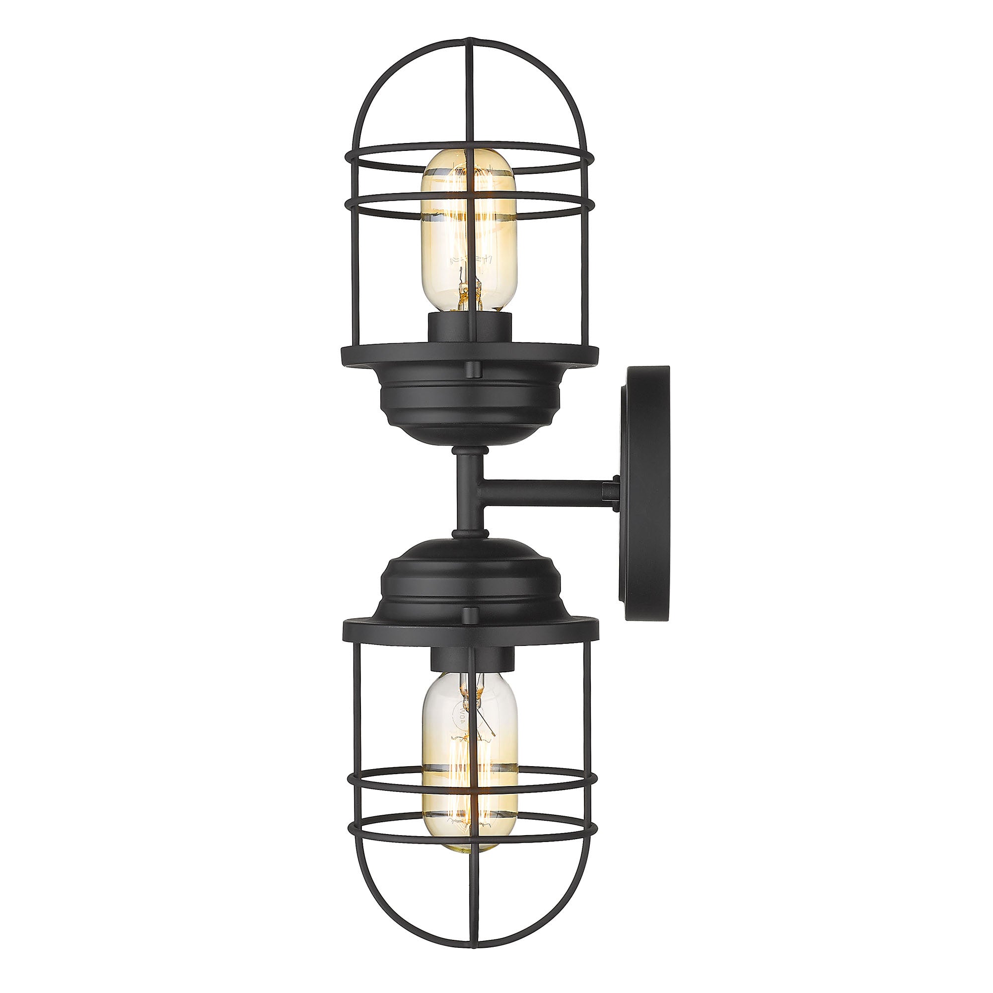 Seaport 2 Light Wall Sconce -  - Golden Lighting