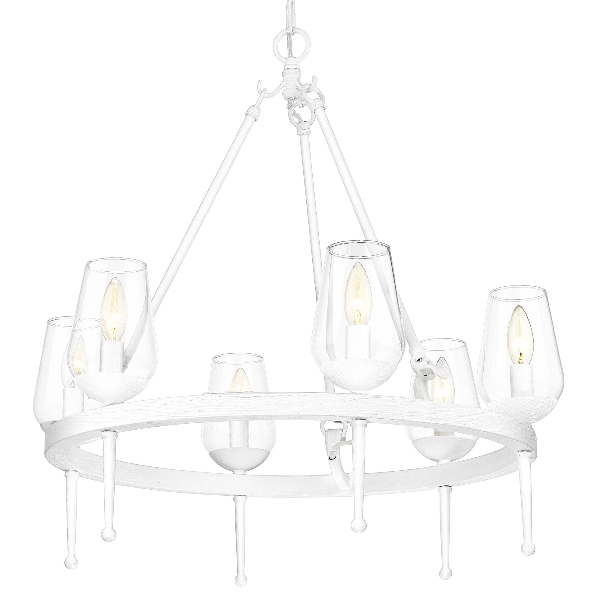 Regent 6 Light Chandelier -  - Golden Lighting