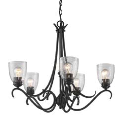 Parrish 5 Light Chandelier -  - Golden Lighting