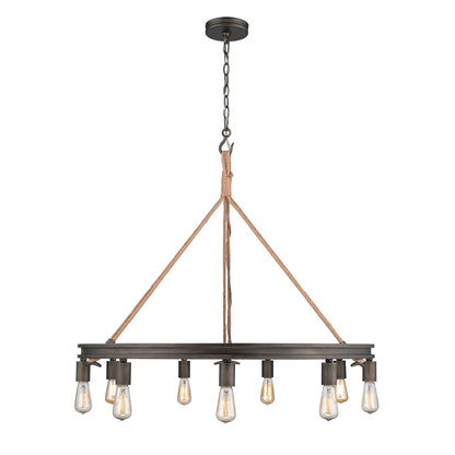 Chatham 9 Light Chandelier -  - Golden Lighting