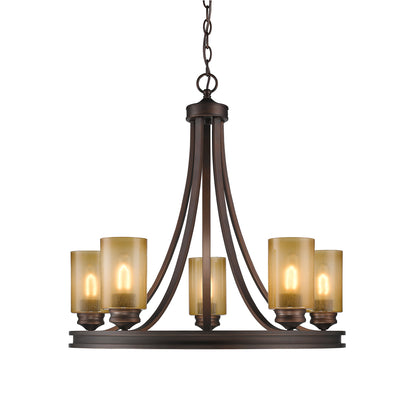 Hidalgo 5 Light Chandelier -  - Golden Lighting