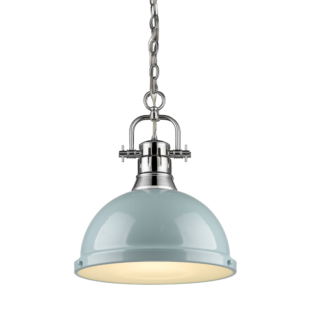 Duncan 1 Light Pendant with Chain -  - Golden Lighting