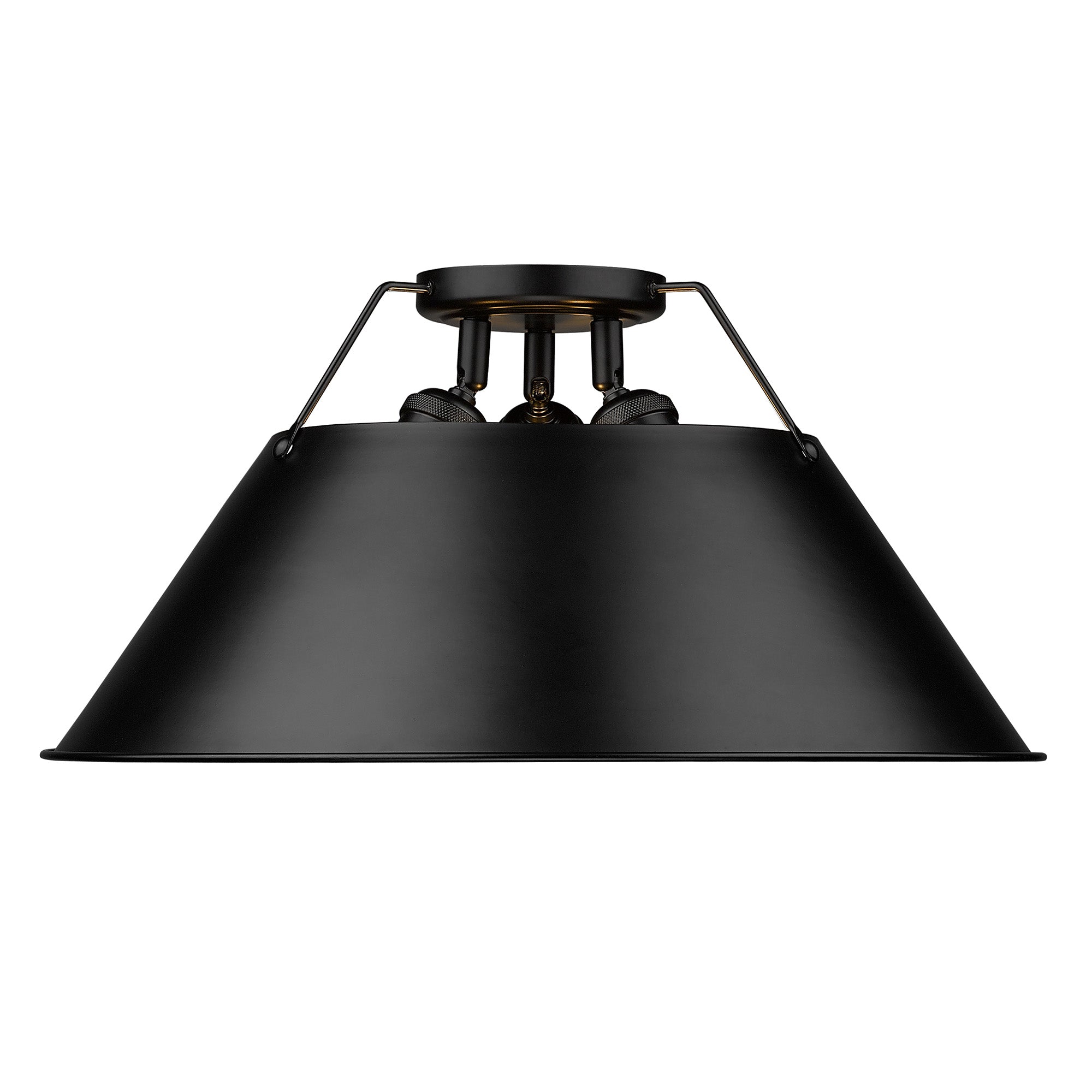 Orwell 3 Light Flush Mount -  - Golden Lighting