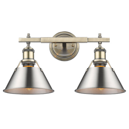 Orwell 2 Light Bath Vanity - Closeout -  - Golden Lighting