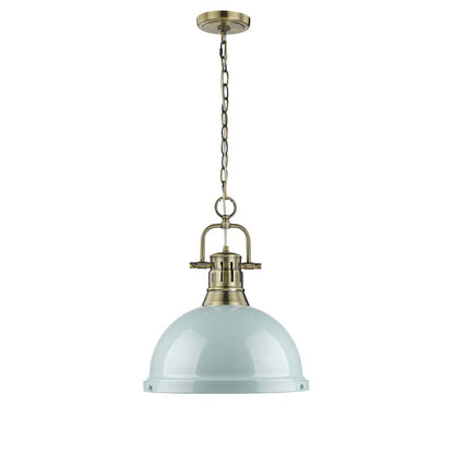 Duncan 1 Light Pendant with Chain -  - Golden Lighting