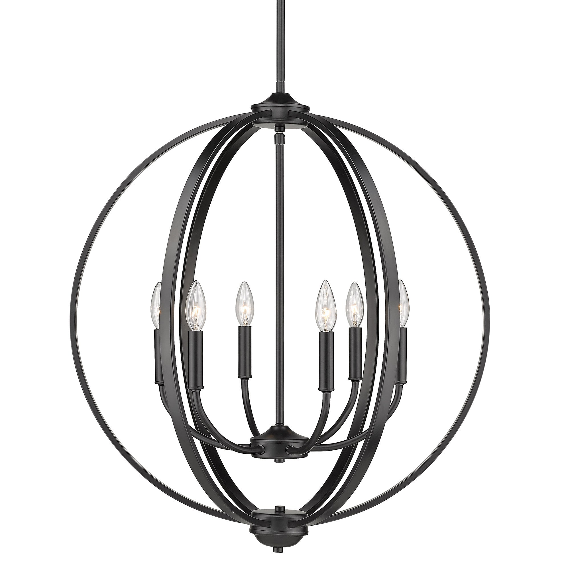 Colson 6 Light Chandelier -  - Golden Lighting